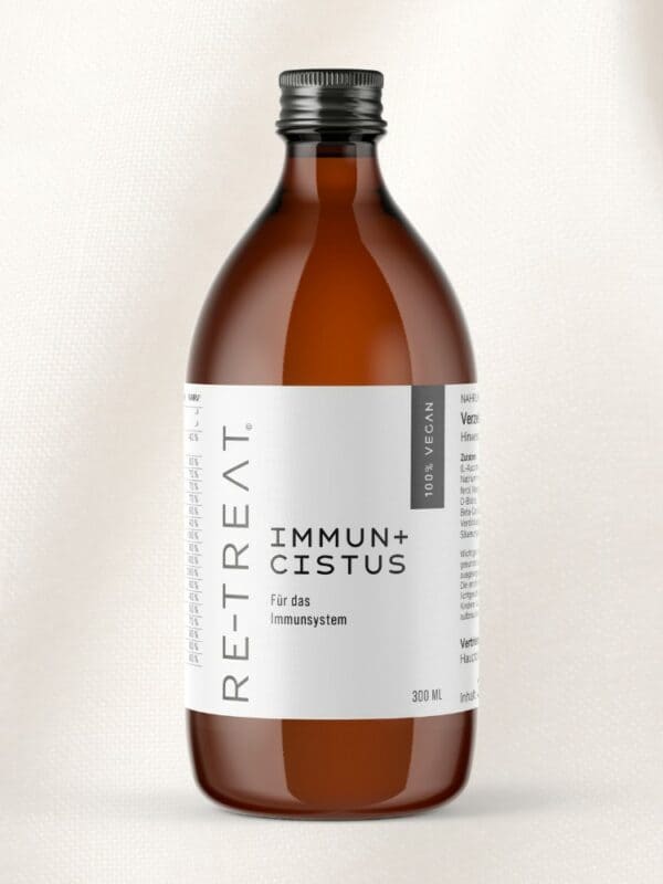 Immun + Cistus – Vitaminsaft mit Zistrose für starke Abwehrkräfte – 300 ml