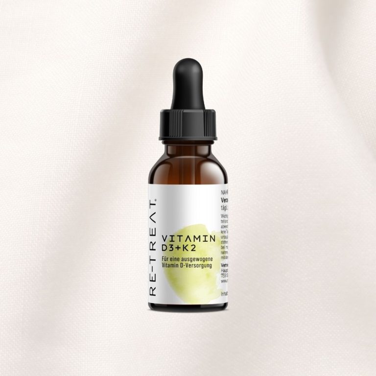 Packshot von Vitamin D3 + K2