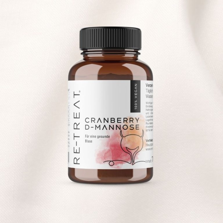 Packshot von D-Mannose Cranberry – Bild 2 RE-TREAT D-Mannose-Cranberry D-Mannose Cranberry