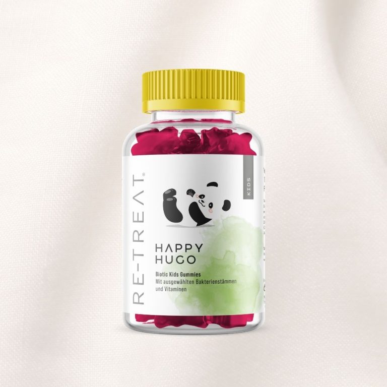 Packshot von Happy Hugo Biotic Kids Gummies