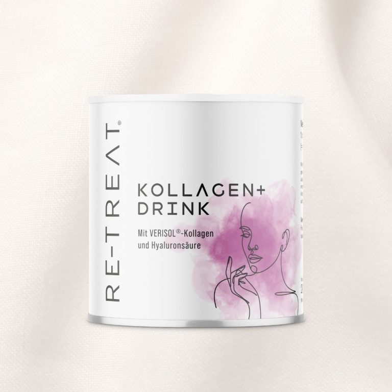 Packshot von Kollagen + Drink